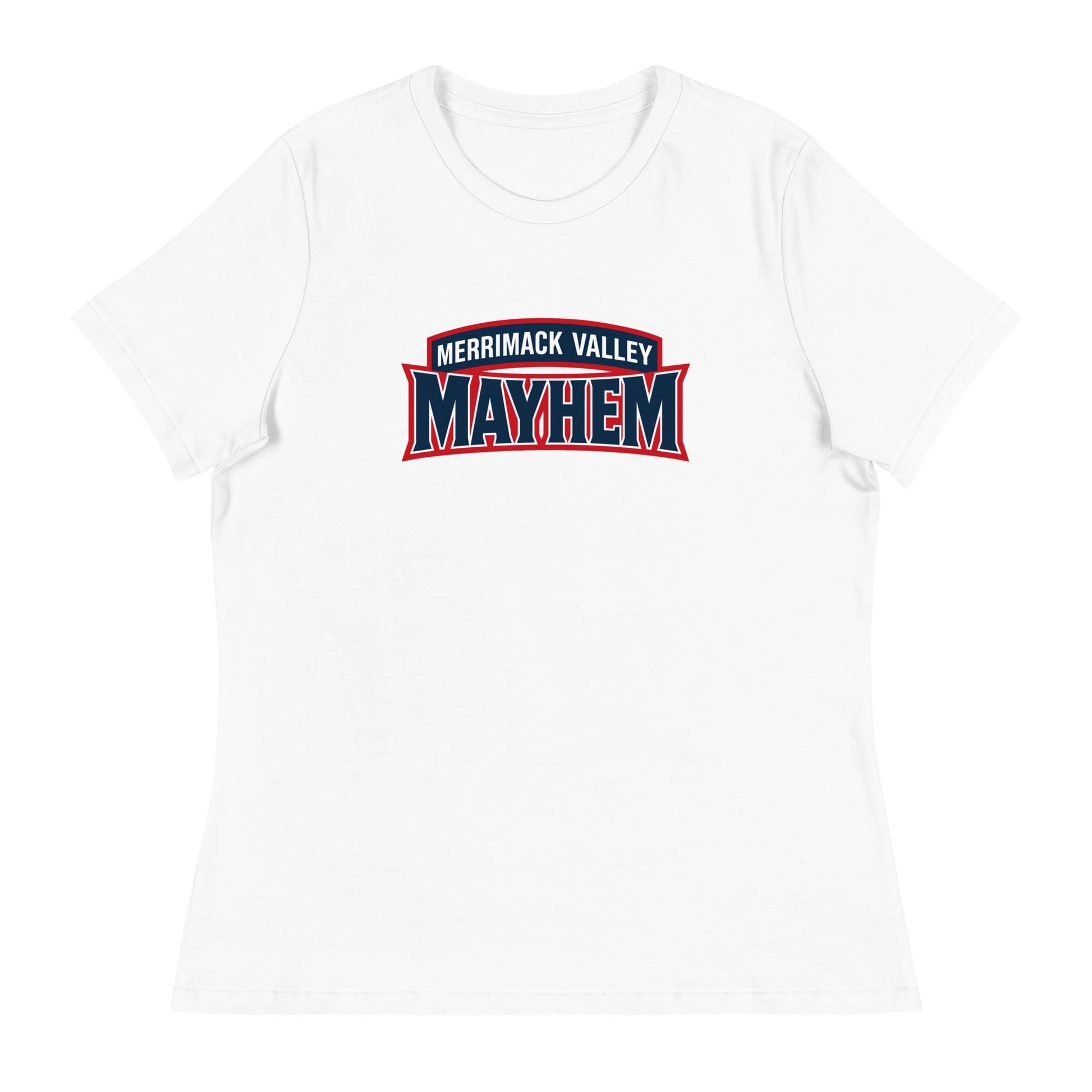Performance | Women's Relaxed T Shirt | Merrimack Valley Mayhem | Script Logo