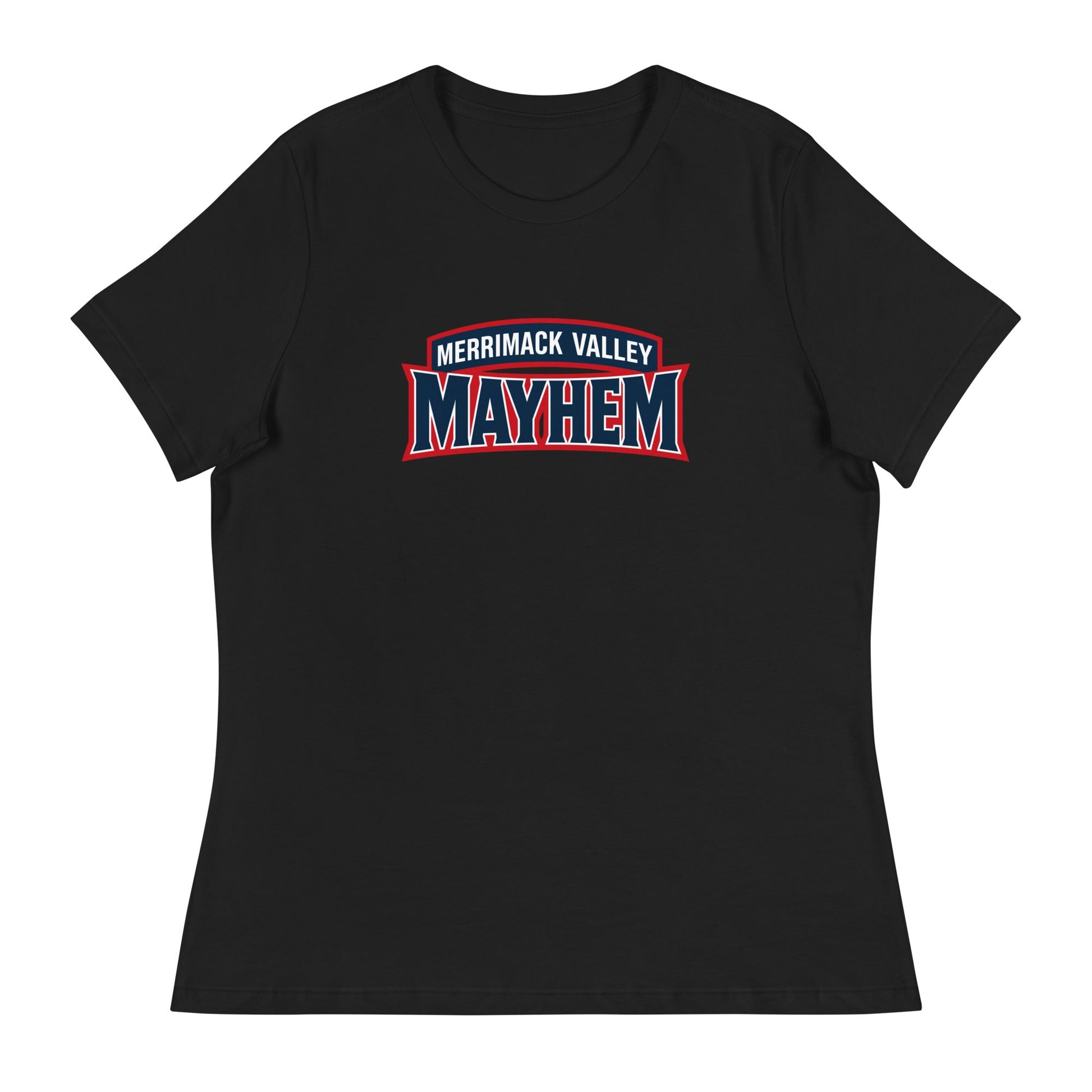Performance | Women's Relaxed T Shirt | Merrimack Valley Mayhem | Script Logo
