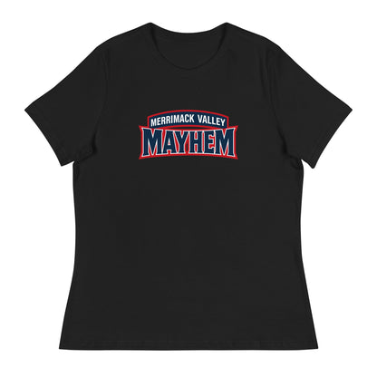 Performance | Women's Relaxed T Shirt | Merrimack Valley Mayhem | Script Logo