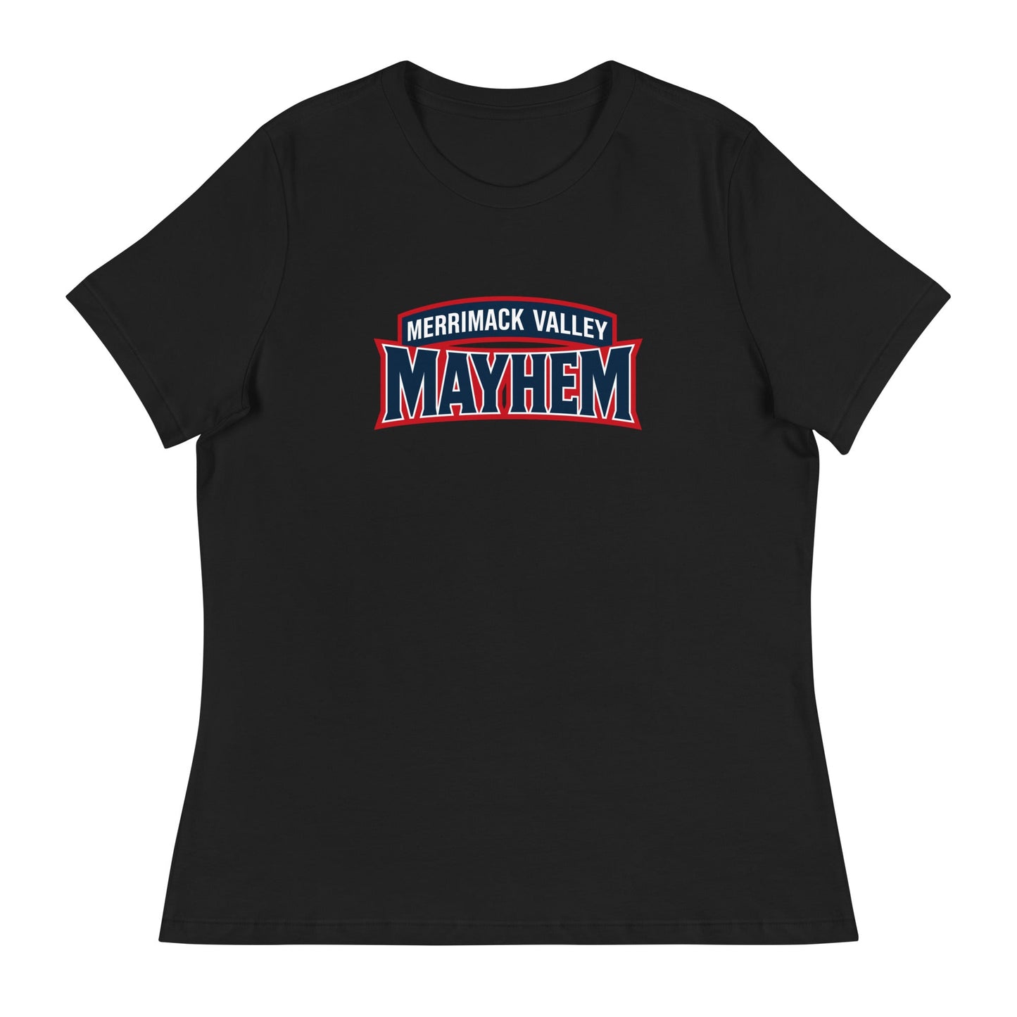 Performance | Women's Relaxed T Shirt | Merrimack Valley Mayhem | Script Logo