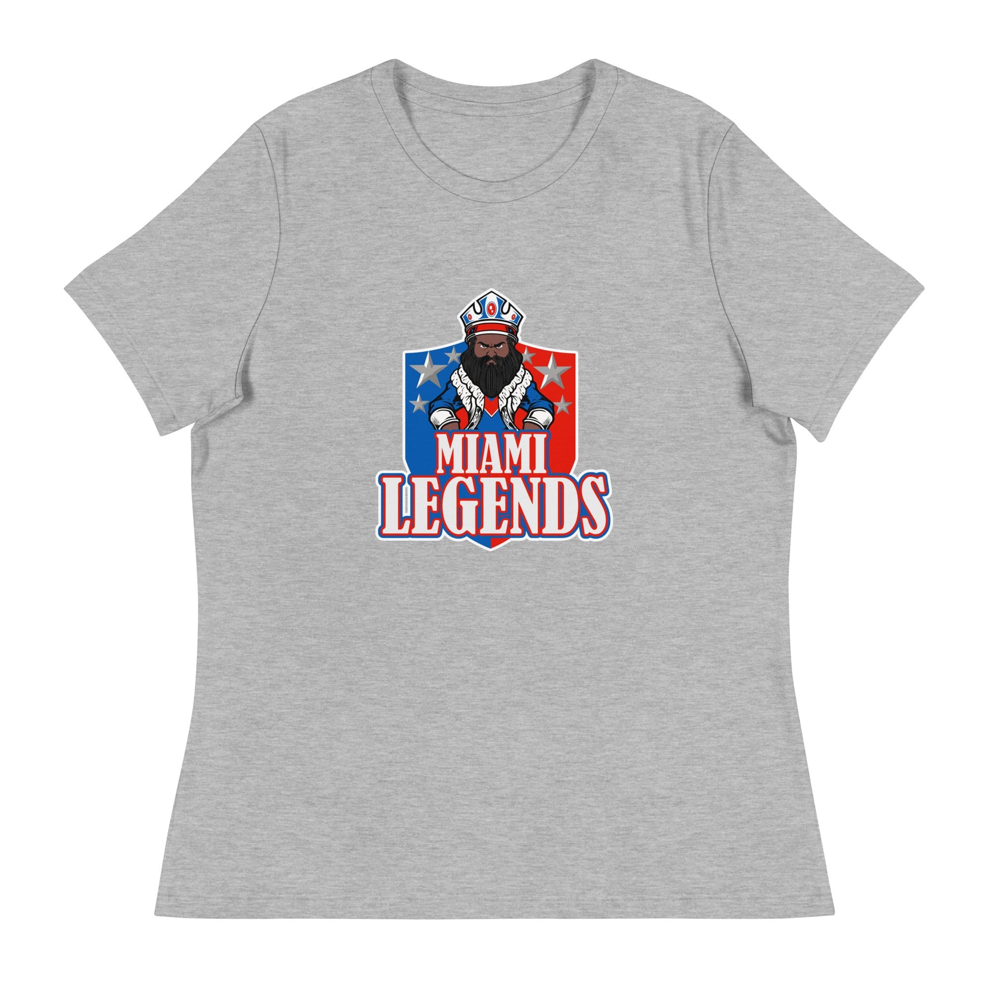 Performance | Women's Relaxed T Shirt | Miami Legends Football | King Shield Logo