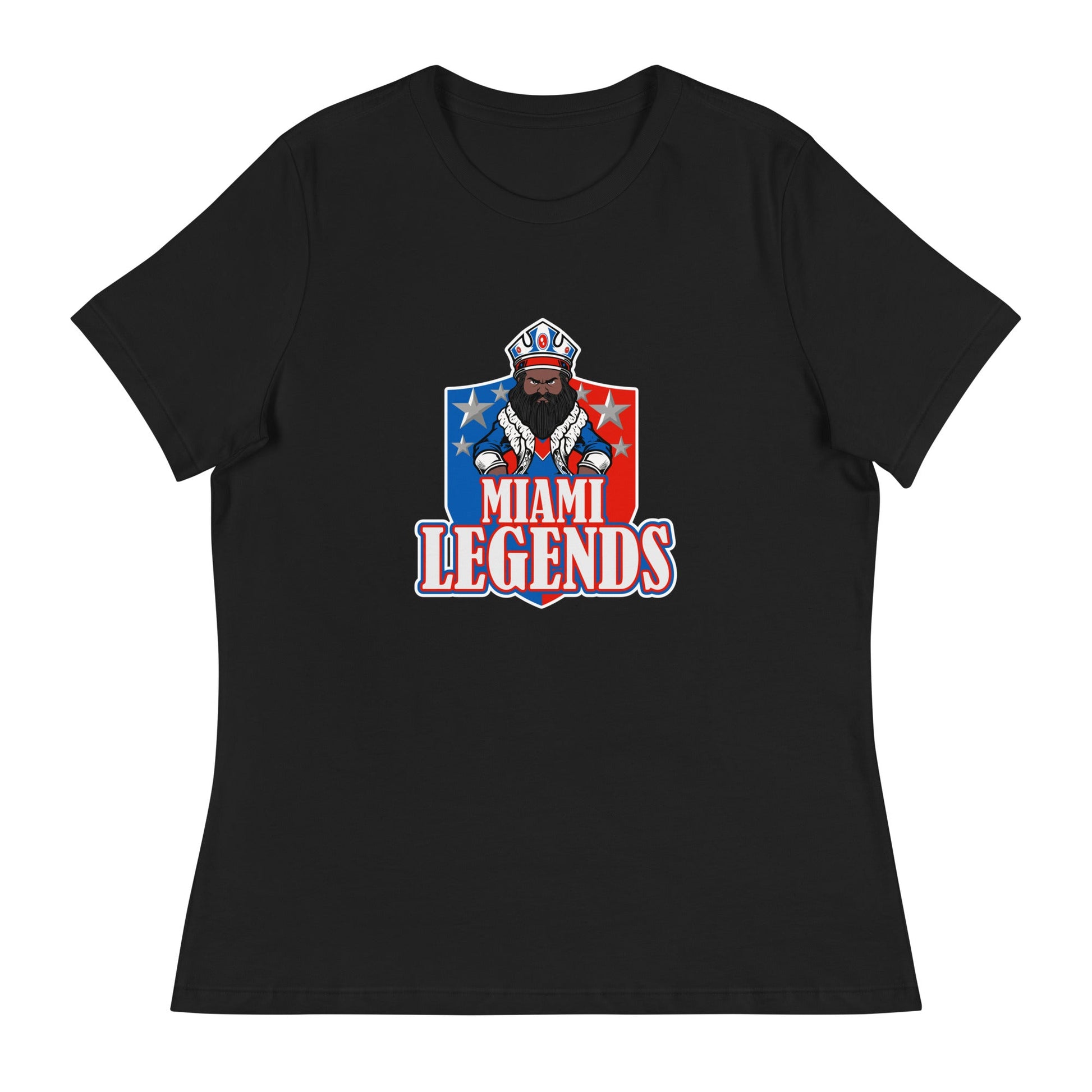 Performance | Women's Relaxed T Shirt | Miami Legends Football | King Shield Logo