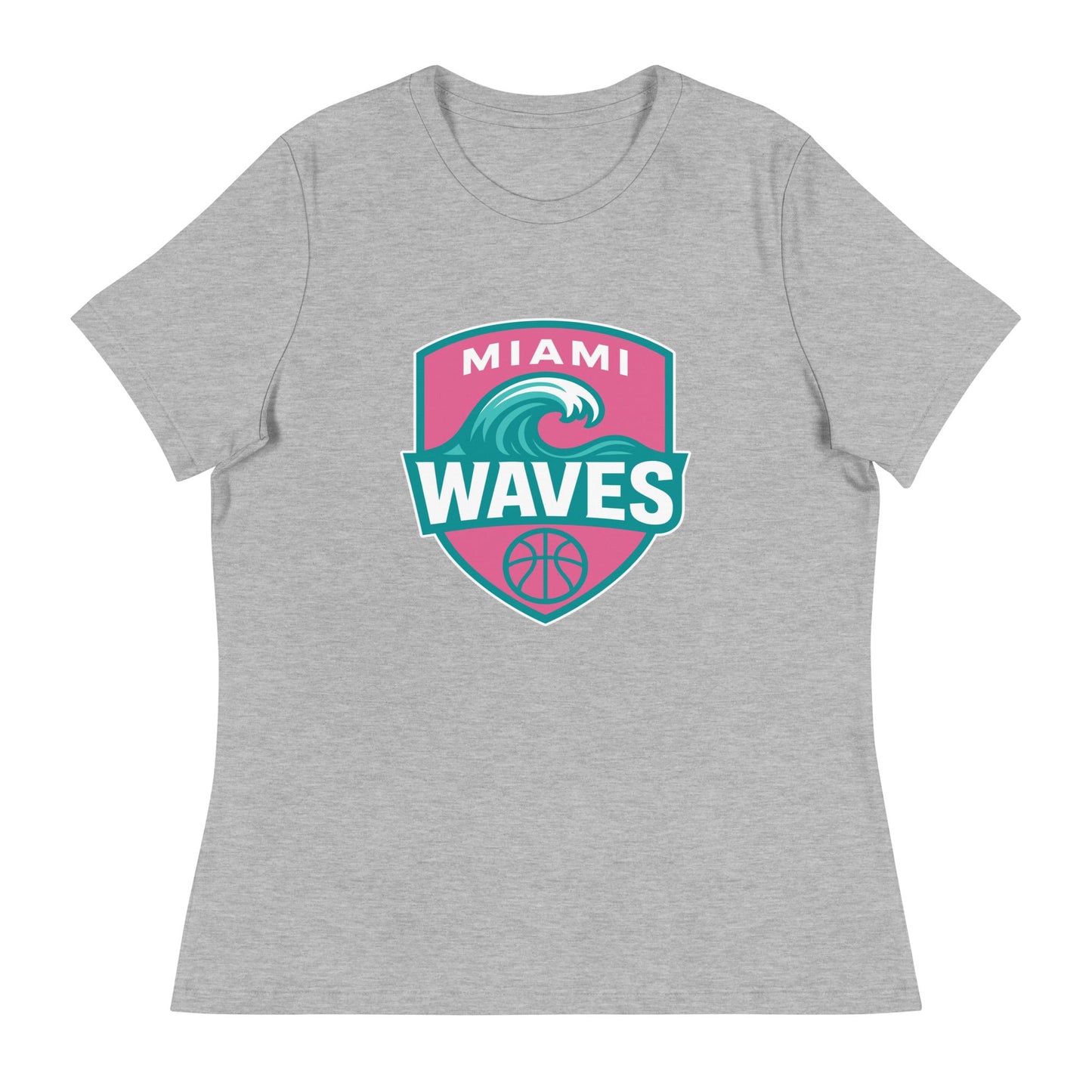 Performance | Women's Relaxed T Shirt | Miami Waves | Shield Logo