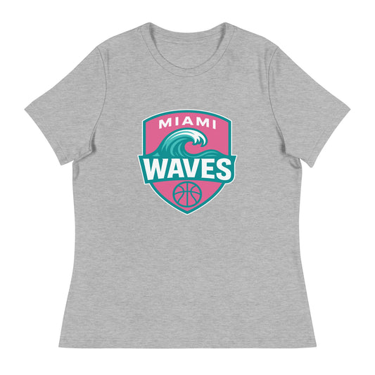 Performance | Women's Relaxed T Shirt | Miami Waves | Shield Logo