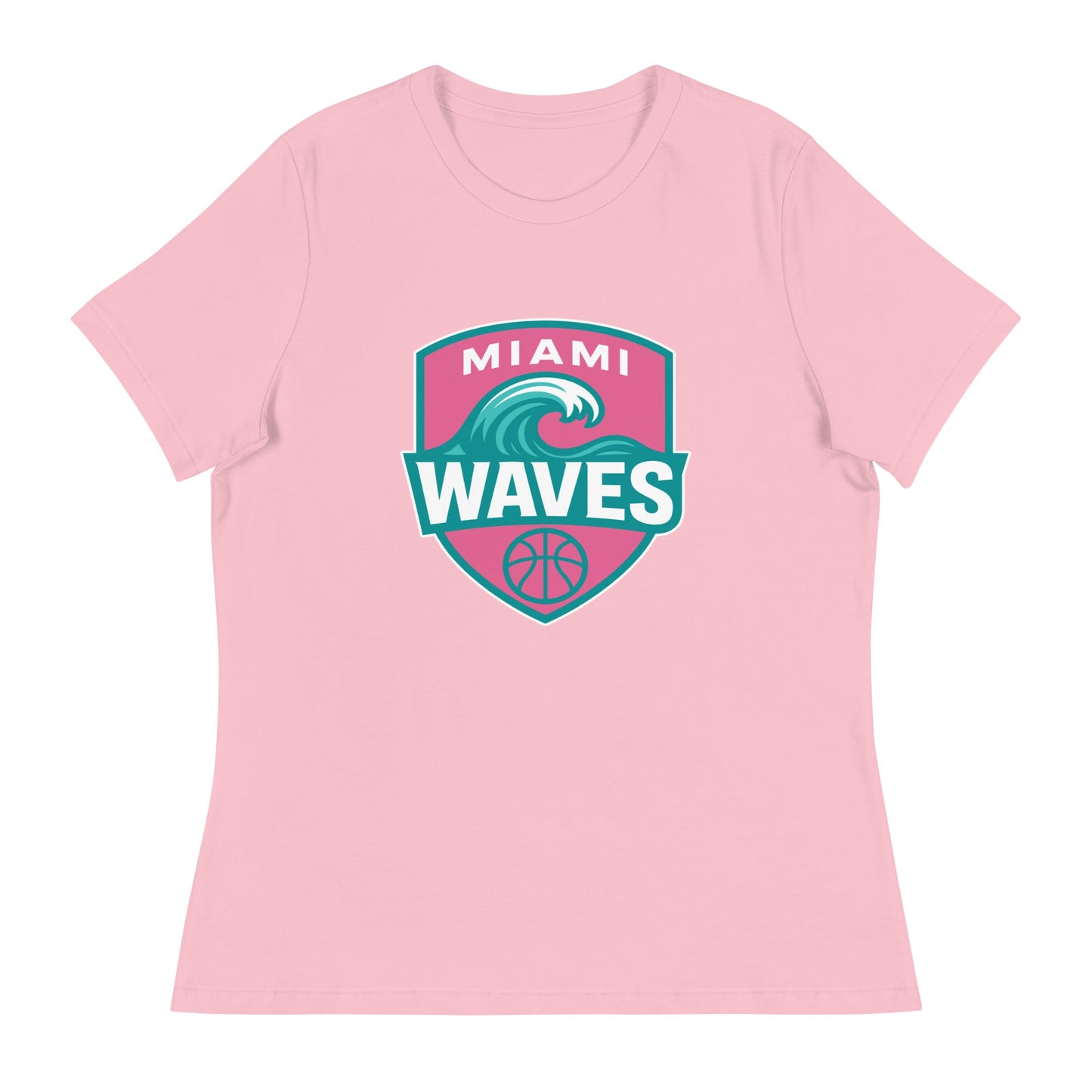 Performance | Women's Relaxed T Shirt | Miami Waves | Shield Logo