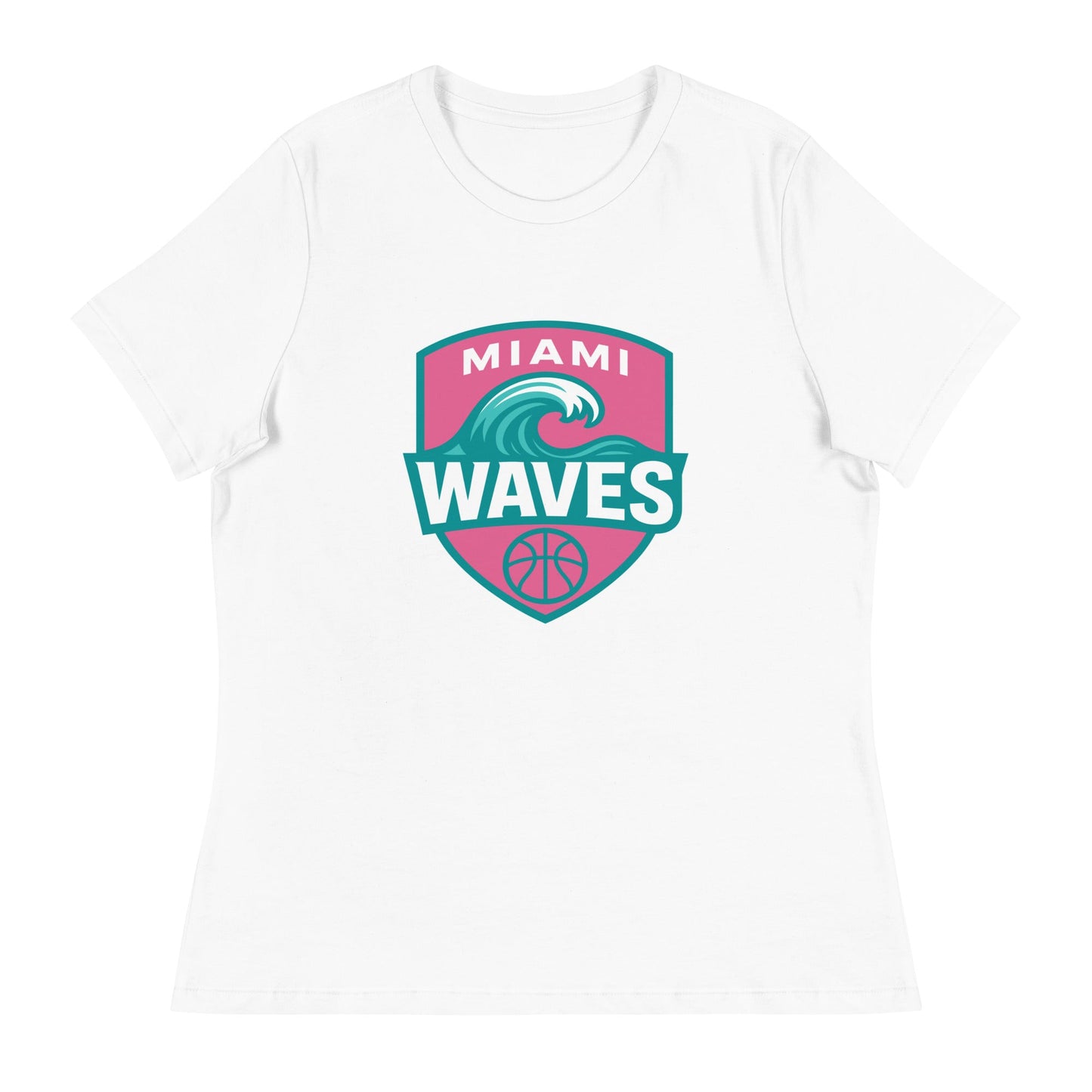 Performance | Women's Relaxed T Shirt | Miami Waves | Shield Logo