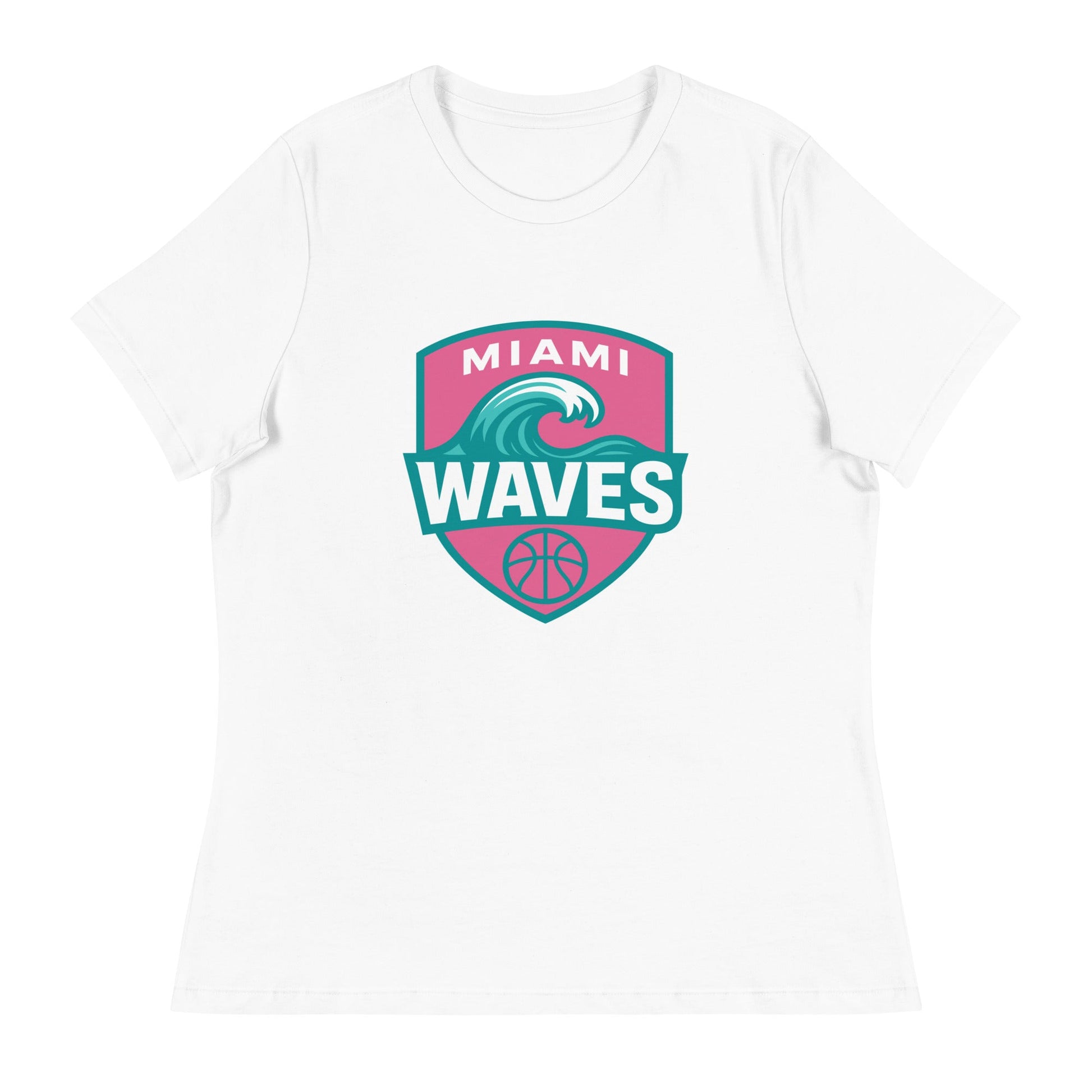 Performance | Women's Relaxed T Shirt | Miami Waves | Shield Logo