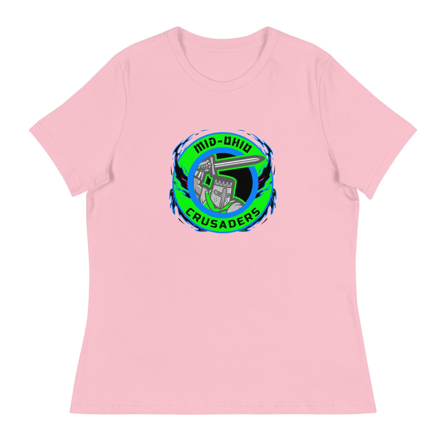 Performance | Women's Relaxed T Shirt | Mid Ohio Crusaders | Badge Logo