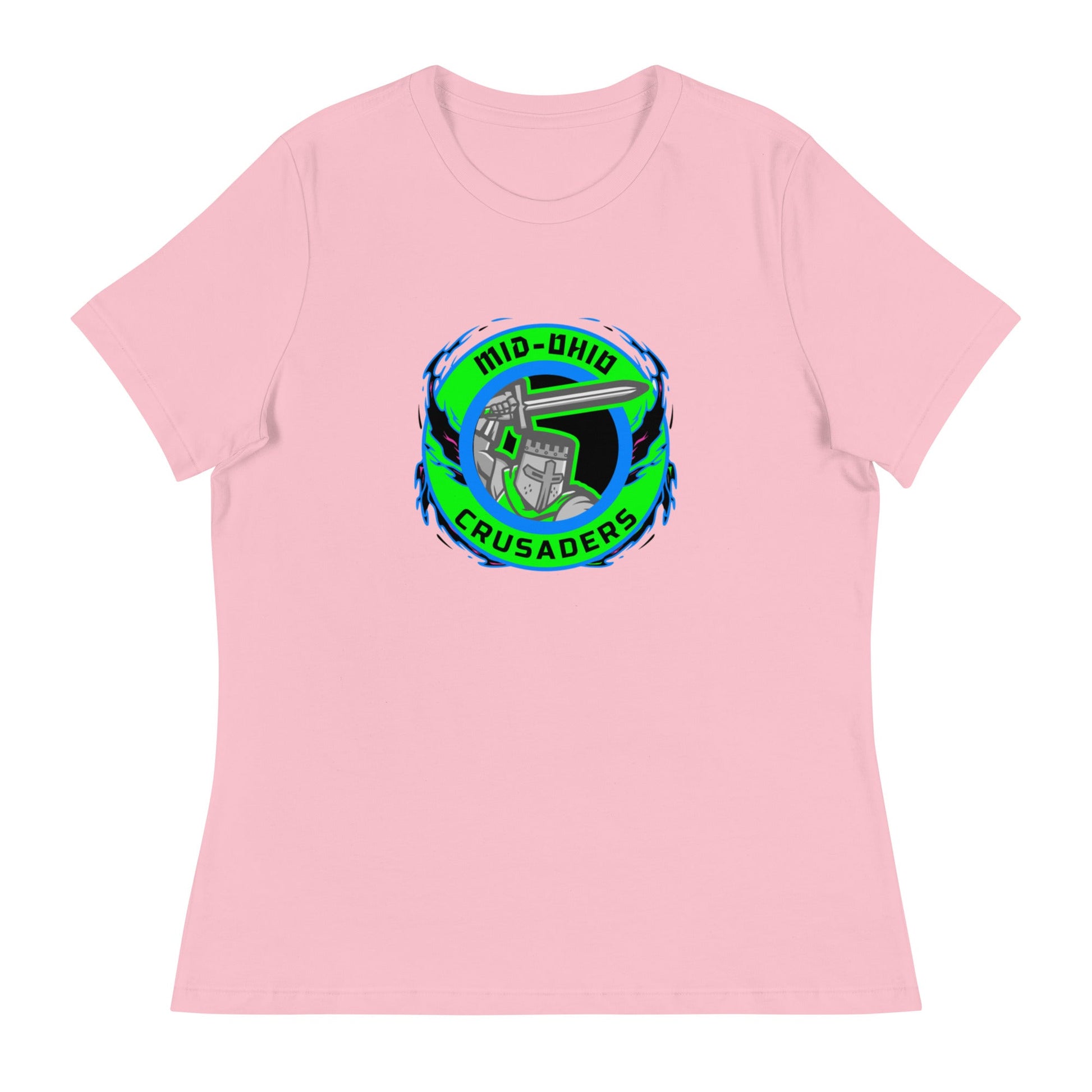Performance | Women's Relaxed T Shirt | Mid Ohio Crusaders | Badge Logo