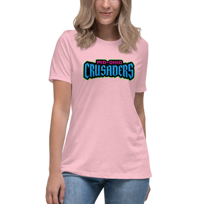 Performance | Women's Relaxed T Shirt | Mid Ohio Crusaders | Script Logo