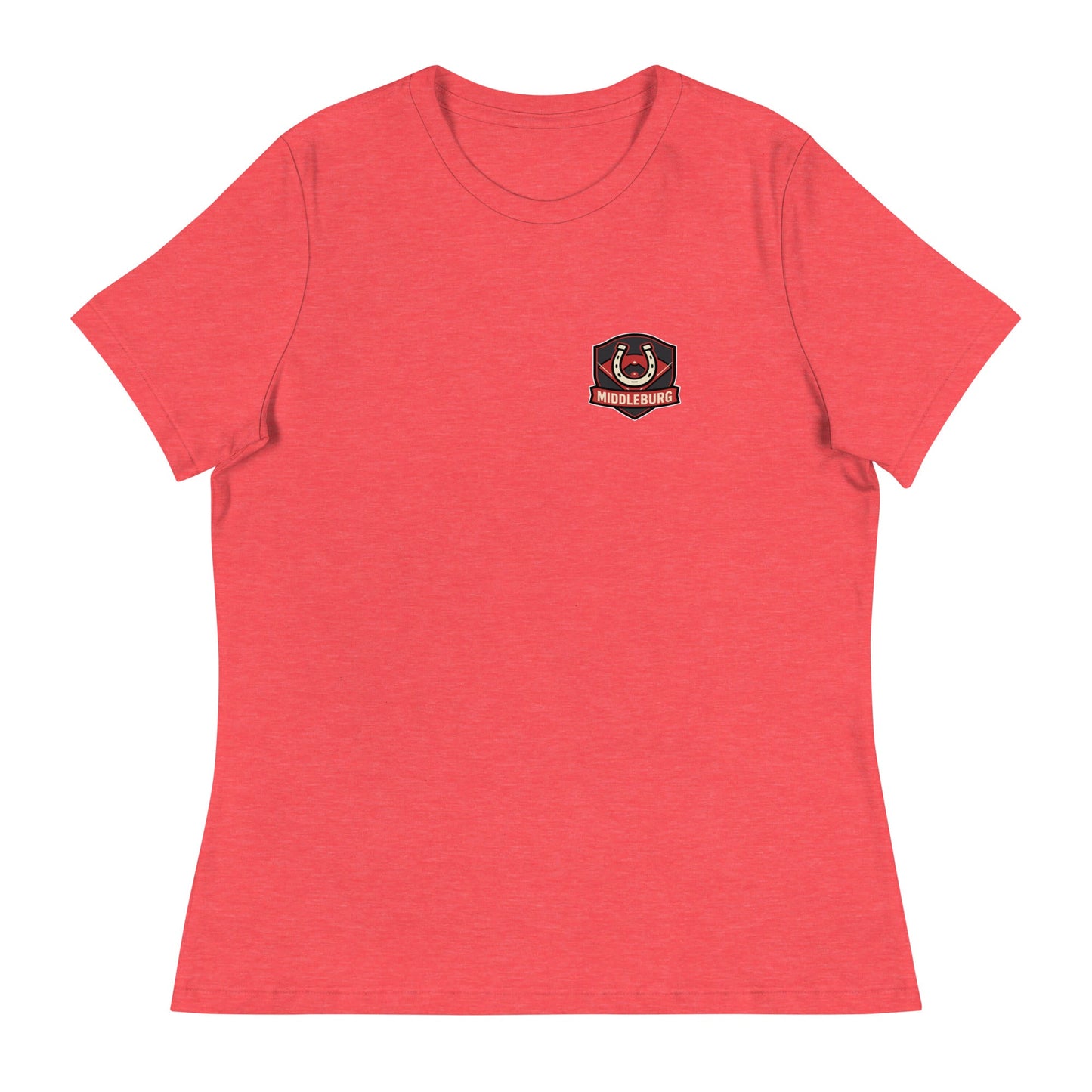 Performance | Women's Relaxed T Shirt | Middleburg Association of Athletics | Horseshoe Logo