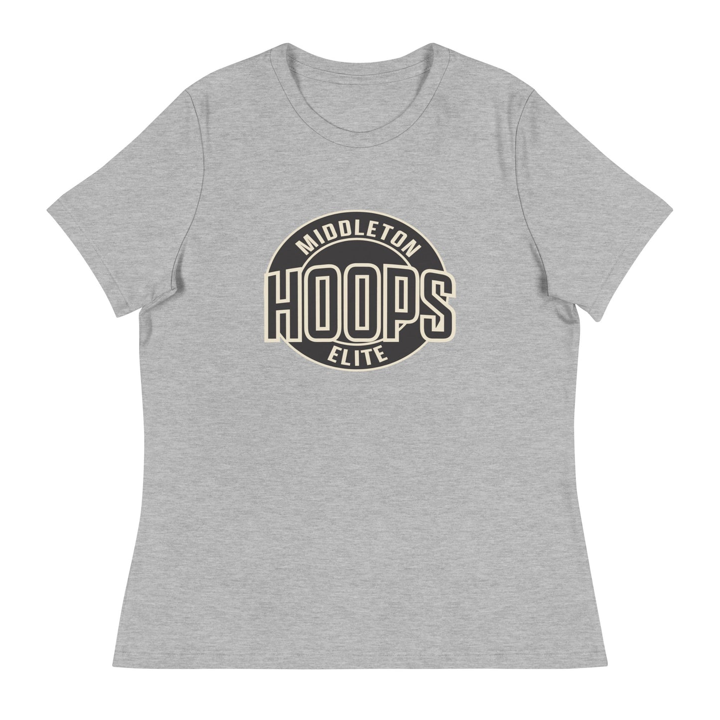 Performance | Women's Relaxed T Shirt | Middleton Hoops Elite | Hoops Logo Logo