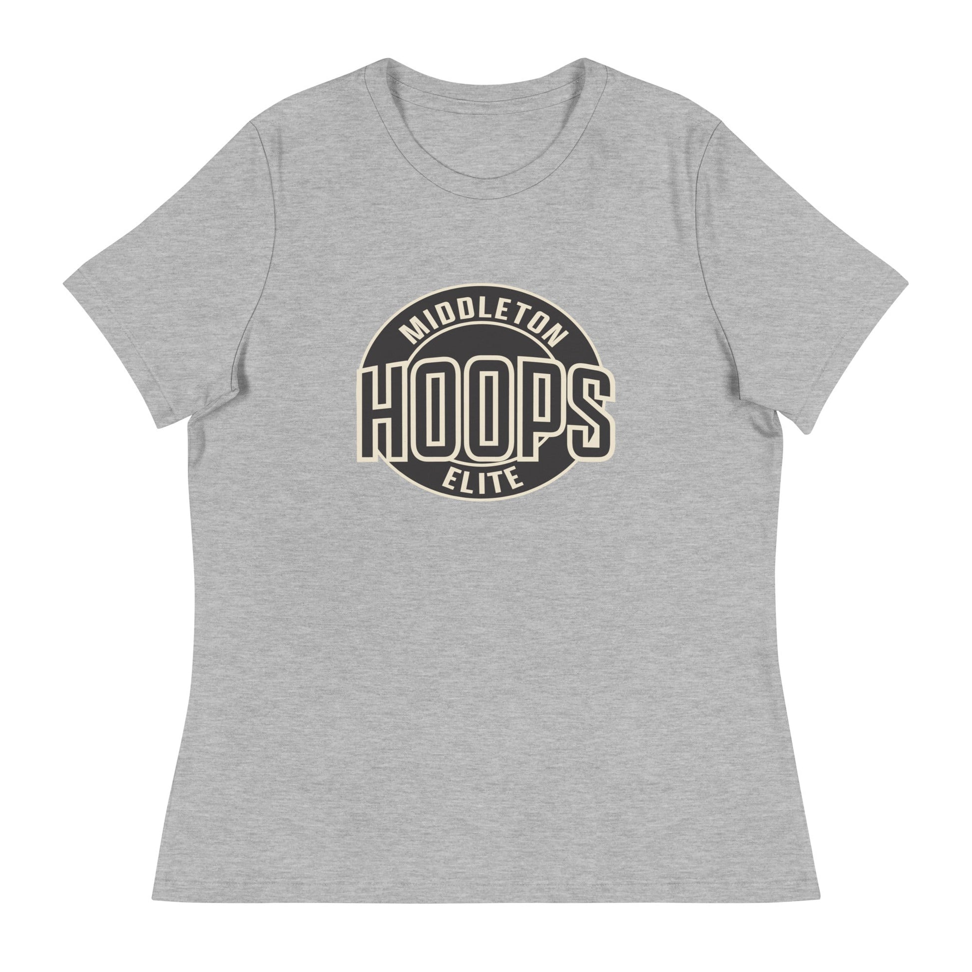 Performance | Women's Relaxed T Shirt | Middleton Hoops Elite | Hoops Logo Logo