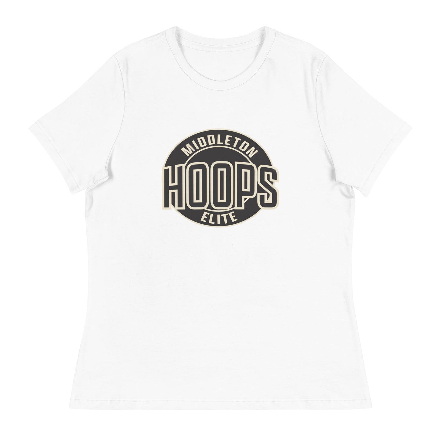 Performance | Women's Relaxed T Shirt | Middleton Hoops Elite | Hoops Logo Logo