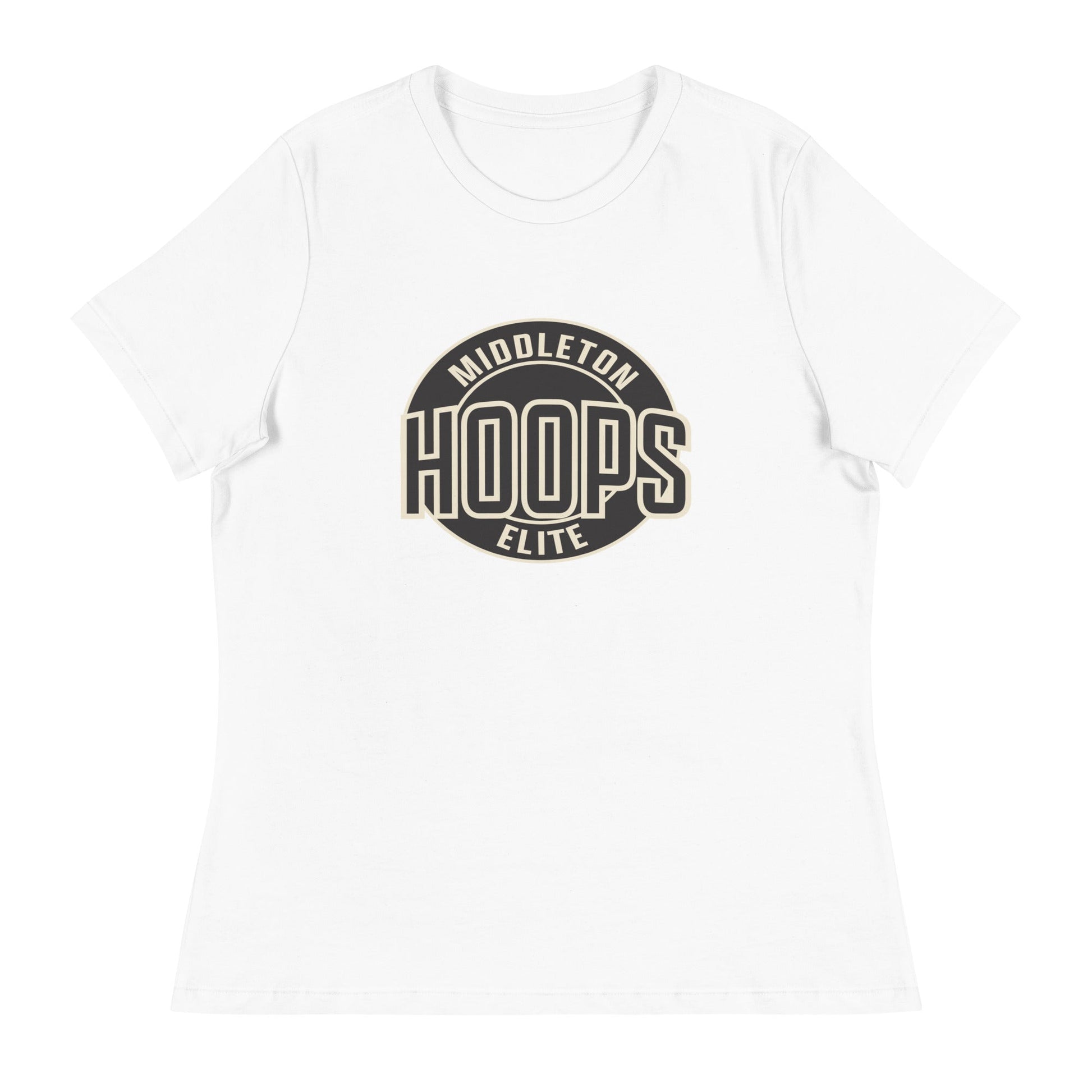 Performance | Women's Relaxed T Shirt | Middleton Hoops Elite | Hoops Logo Logo