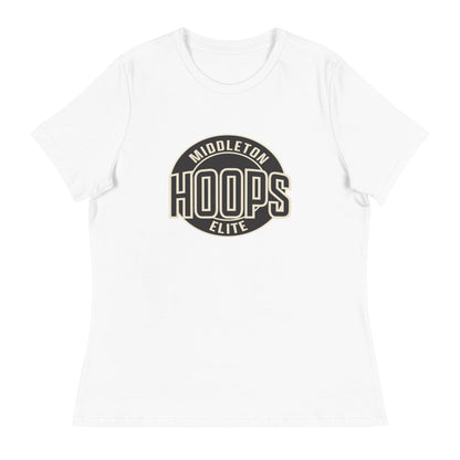 Performance | Women's Relaxed T Shirt | Middleton Hoops Elite | Hoops Logo Logo
