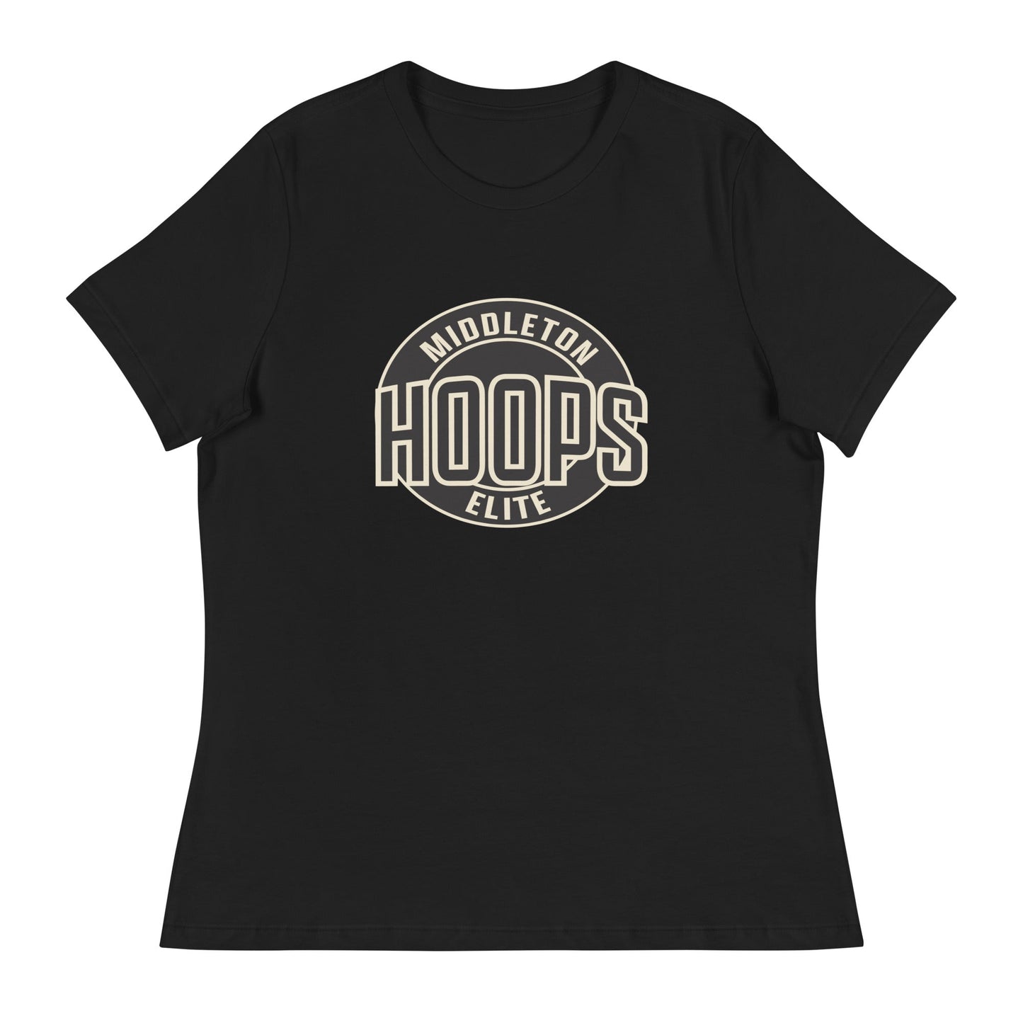 Performance | Women's Relaxed T Shirt | Middleton Hoops Elite | Hoops Logo Logo