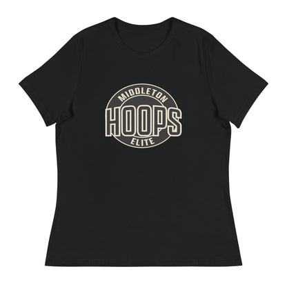 Performance | Women's Relaxed T Shirt | Middleton Hoops Elite | Hoops Logo Logo