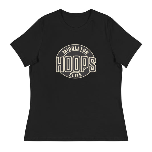 Performance | Women's Relaxed T Shirt | Middleton Hoops Elite | Hoops Logo Logo