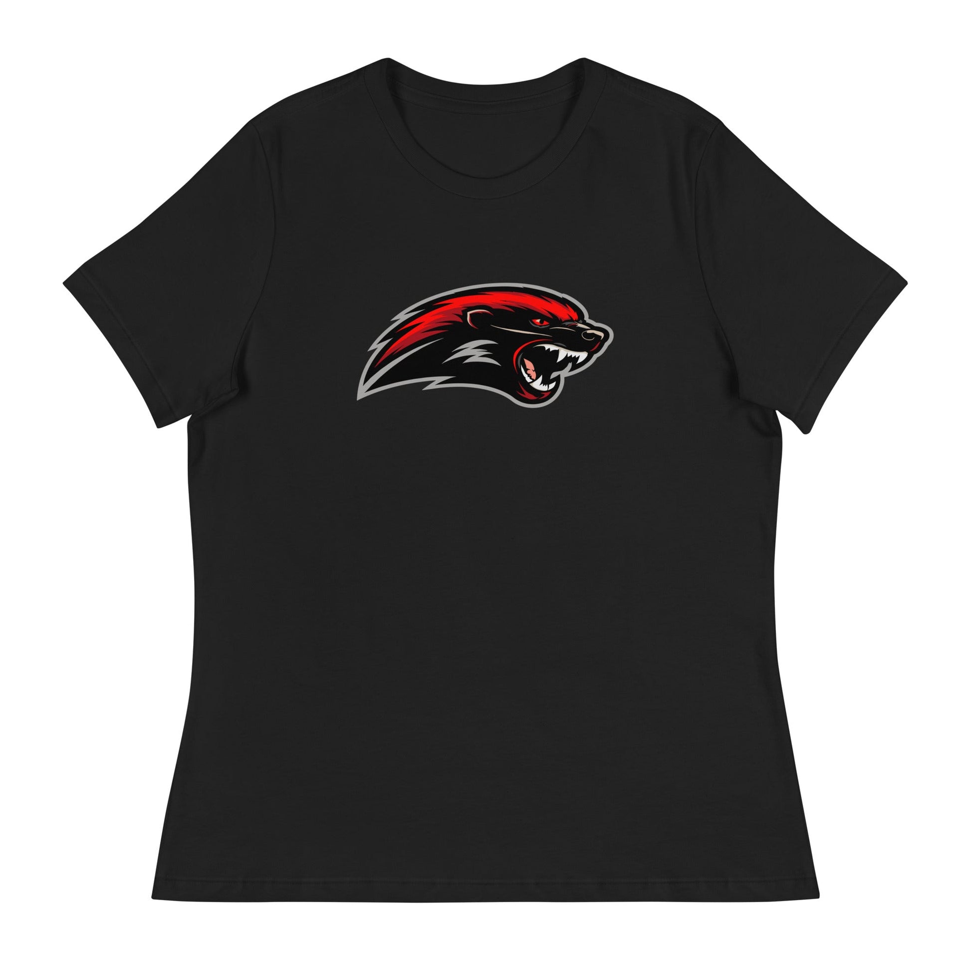 Performance | Women's Relaxed T Shirt | Midwest Badgers | Emblem Logo