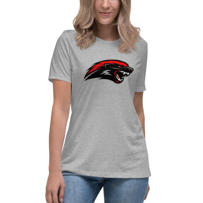 Performance | Women's Relaxed T Shirt | Midwest Badgers | Emblem Logo