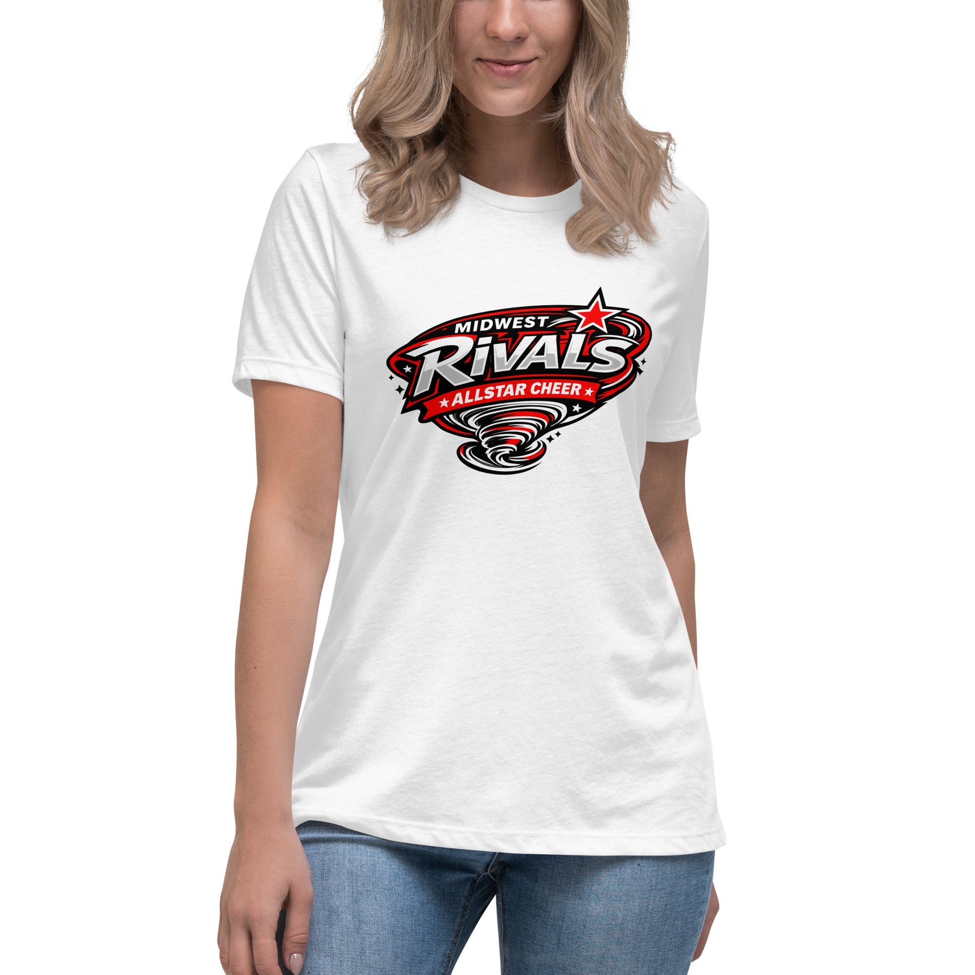 Performance | Women's Relaxed T Shirt | Midwest Rivals Allstar Cheer