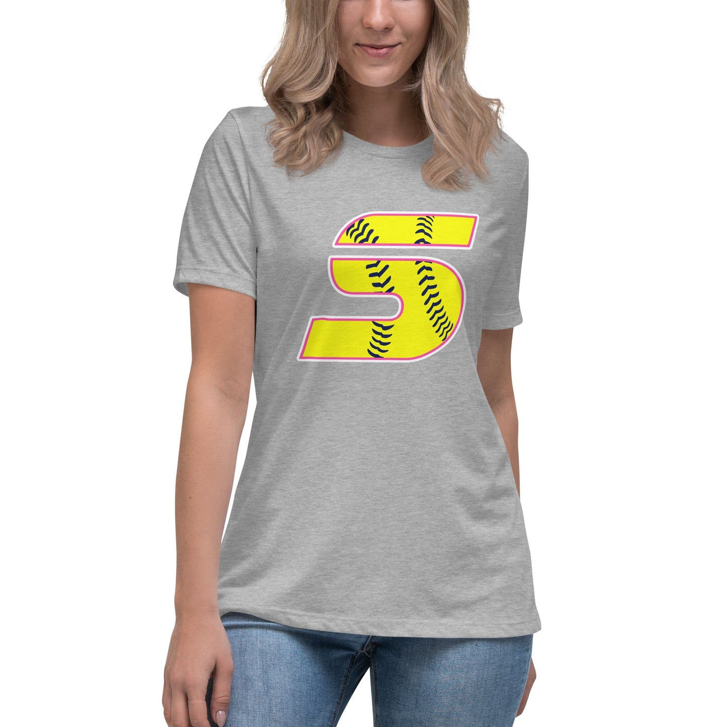 Performance | Women's Relaxed T Shirt | Midwest Swing Softball | Classic Logo