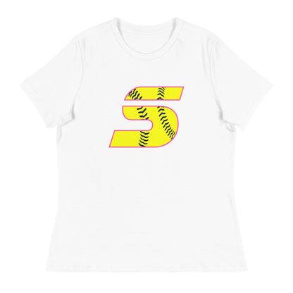 Performance | Women's Relaxed T Shirt | Midwest Swing Softball | Classic Logo