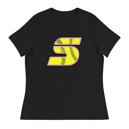 Performance | Women's Relaxed T Shirt | Midwest Swing Softball | Classic Logo