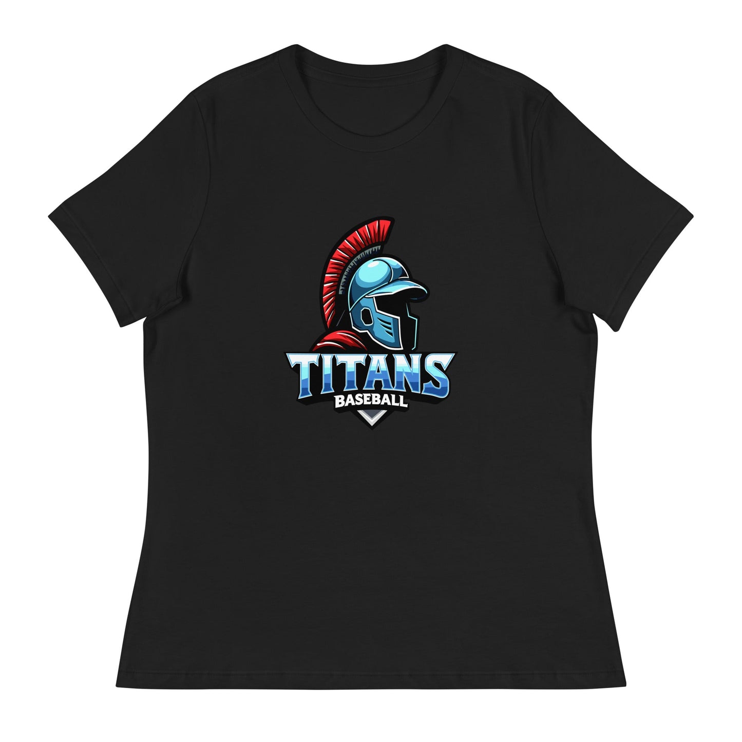 Performance | Women's Relaxed T Shirt | Mighty Titans Baseball | Crest Logo