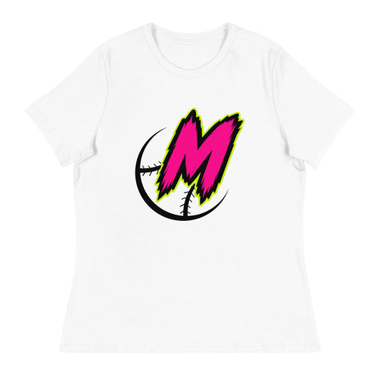 Performance | Women's Relaxed T Shirt | Misfits Baseball | Lettermark Logo