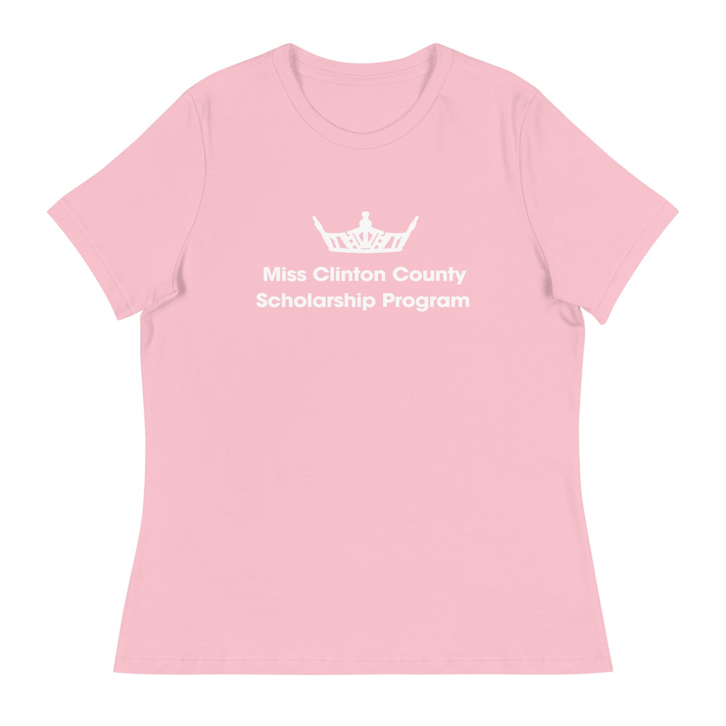 Performance | Women's Relaxed T Shirt | Miss Clinton County Scholarship Program | Alt Logo
