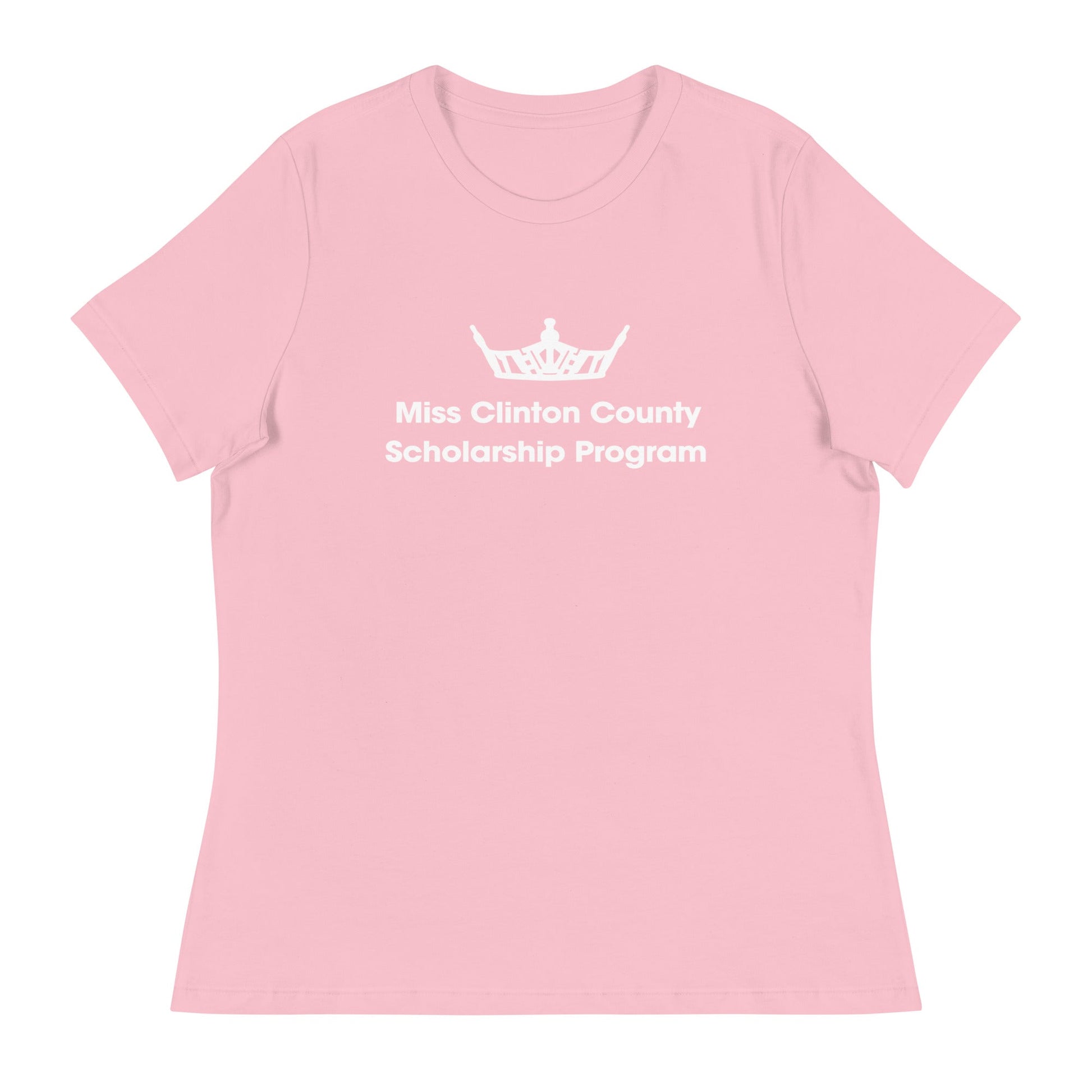 Performance | Women's Relaxed T Shirt | Miss Clinton County Scholarship Program | Alt Logo