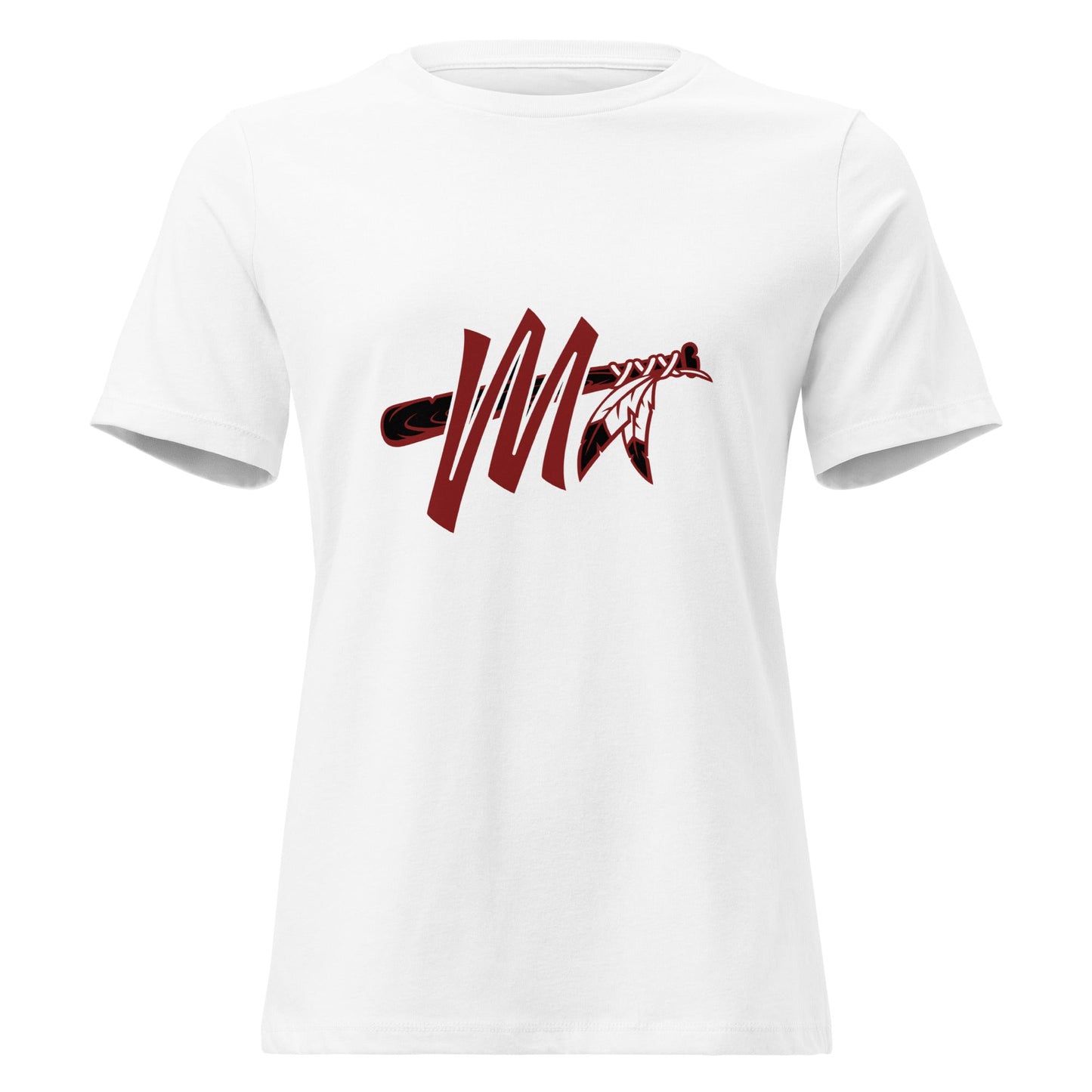 Performance | Women's Relaxed T Shirt | Mohawks | M - Mark Logo
