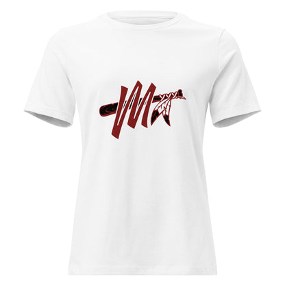 Performance | Women's Relaxed T Shirt | Mohawks | M - Mark Logo