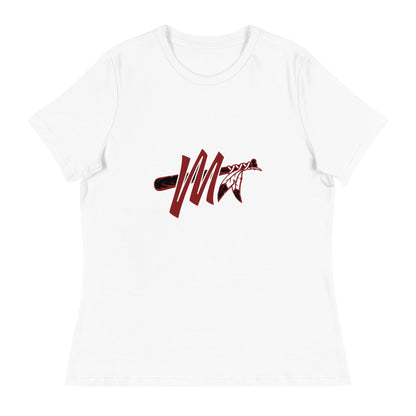 Performance | Women's Relaxed T Shirt | Mohawks | M - Mark Logo