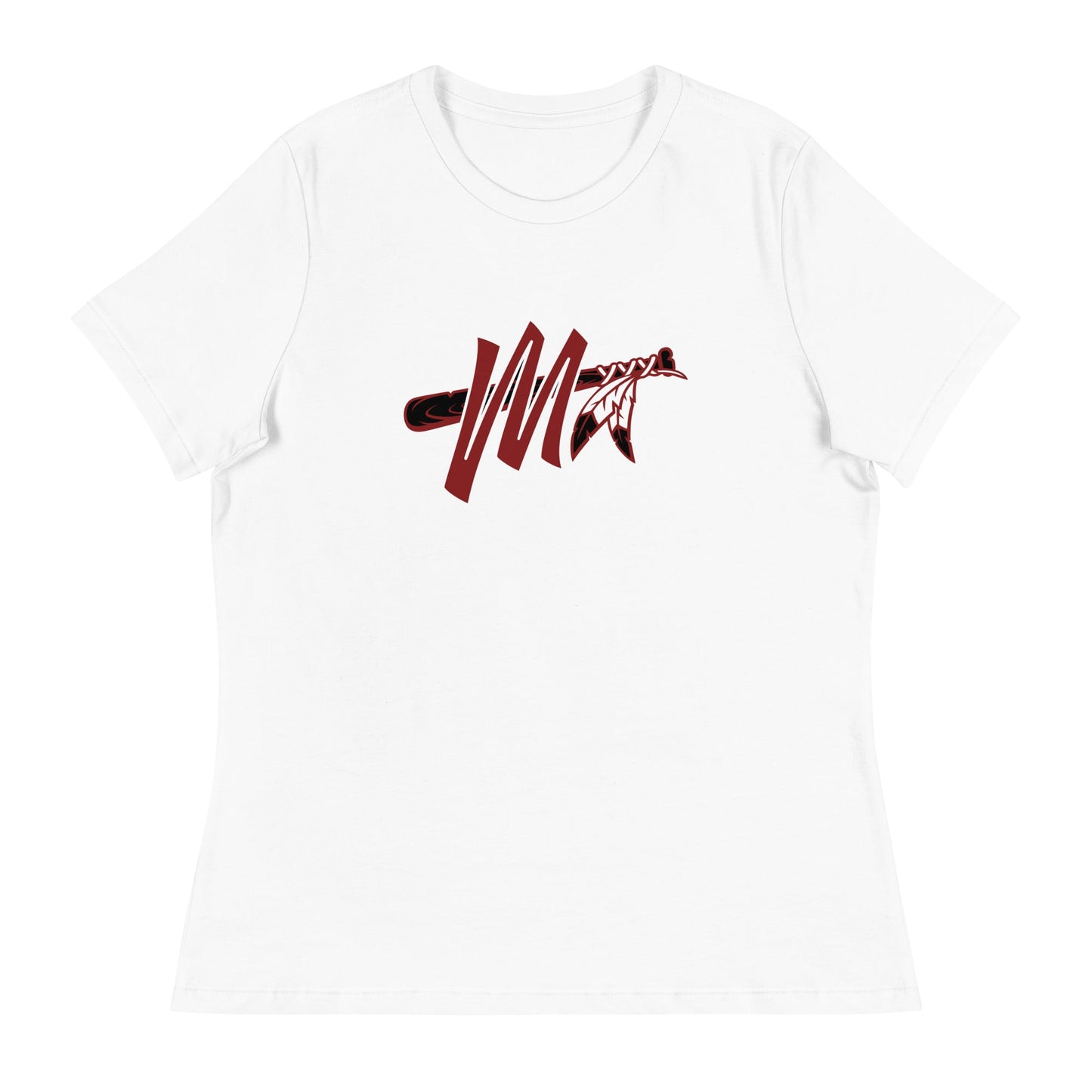 Performance | Women's Relaxed T Shirt | Mohawks | M - Mark Logo
