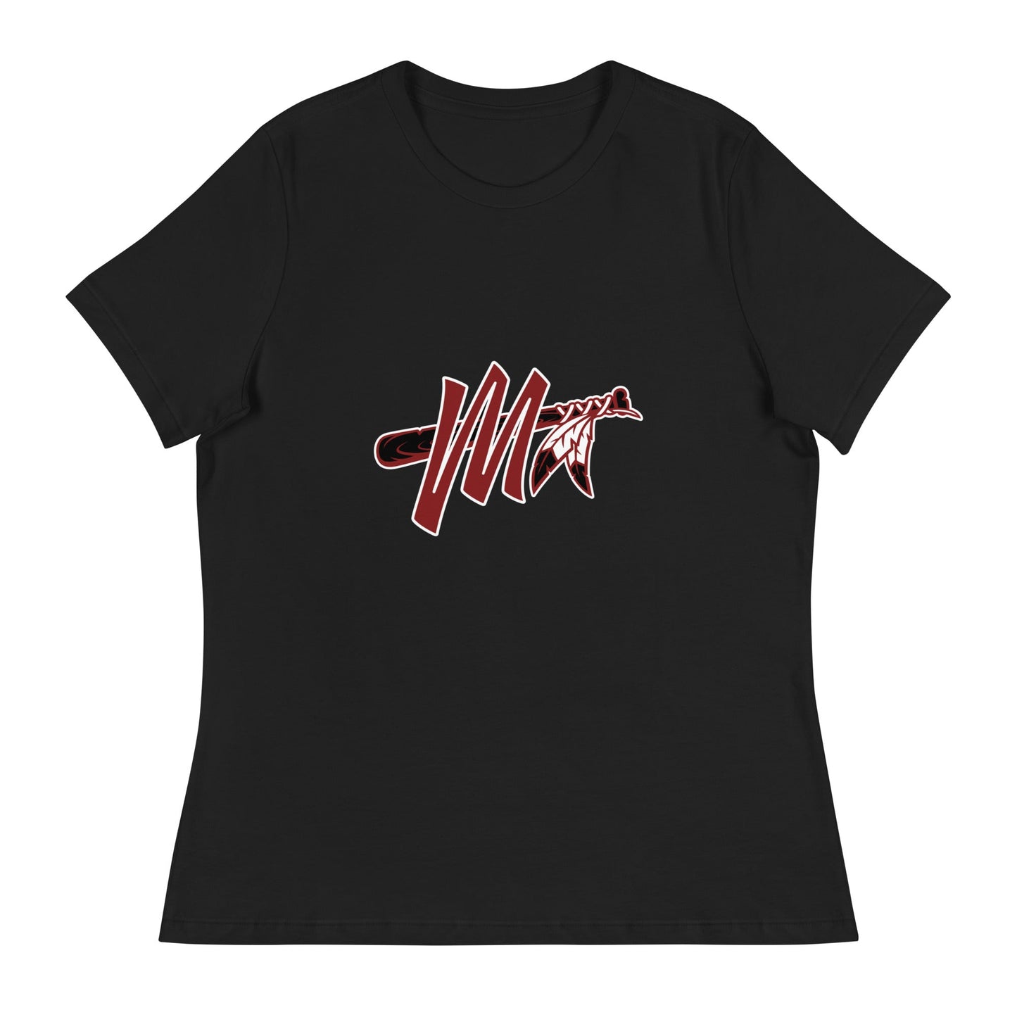 Performance | Women's Relaxed T Shirt | Mohawks | M - Mark Logo