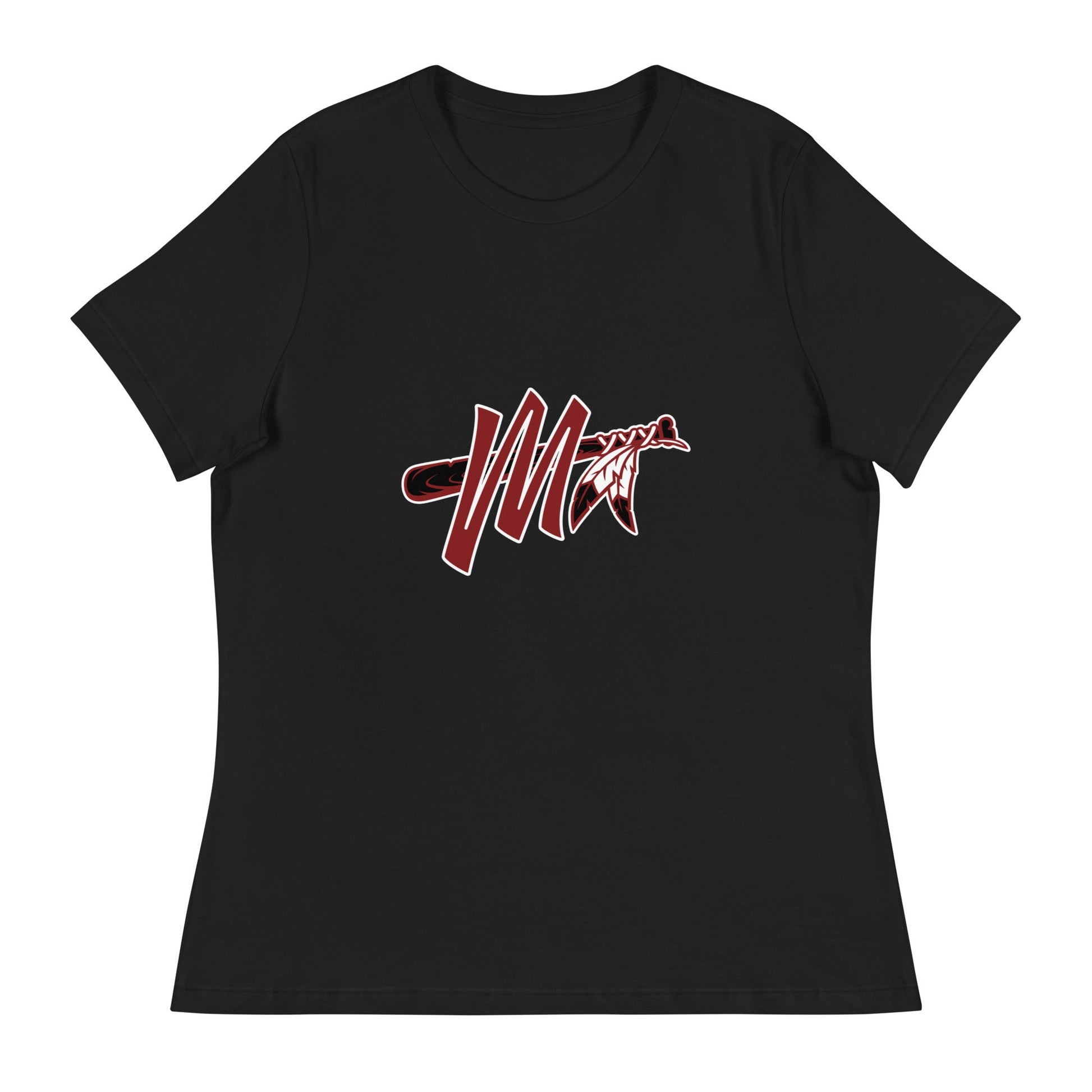 Performance | Women's Relaxed T Shirt | Mohawks | M - Mark Logo