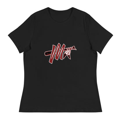 Performance | Women's Relaxed T Shirt | Mohawks | M - Mark Logo