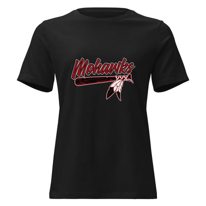 Performance | Women's Relaxed T Shirt | Mohawks | Script Logo