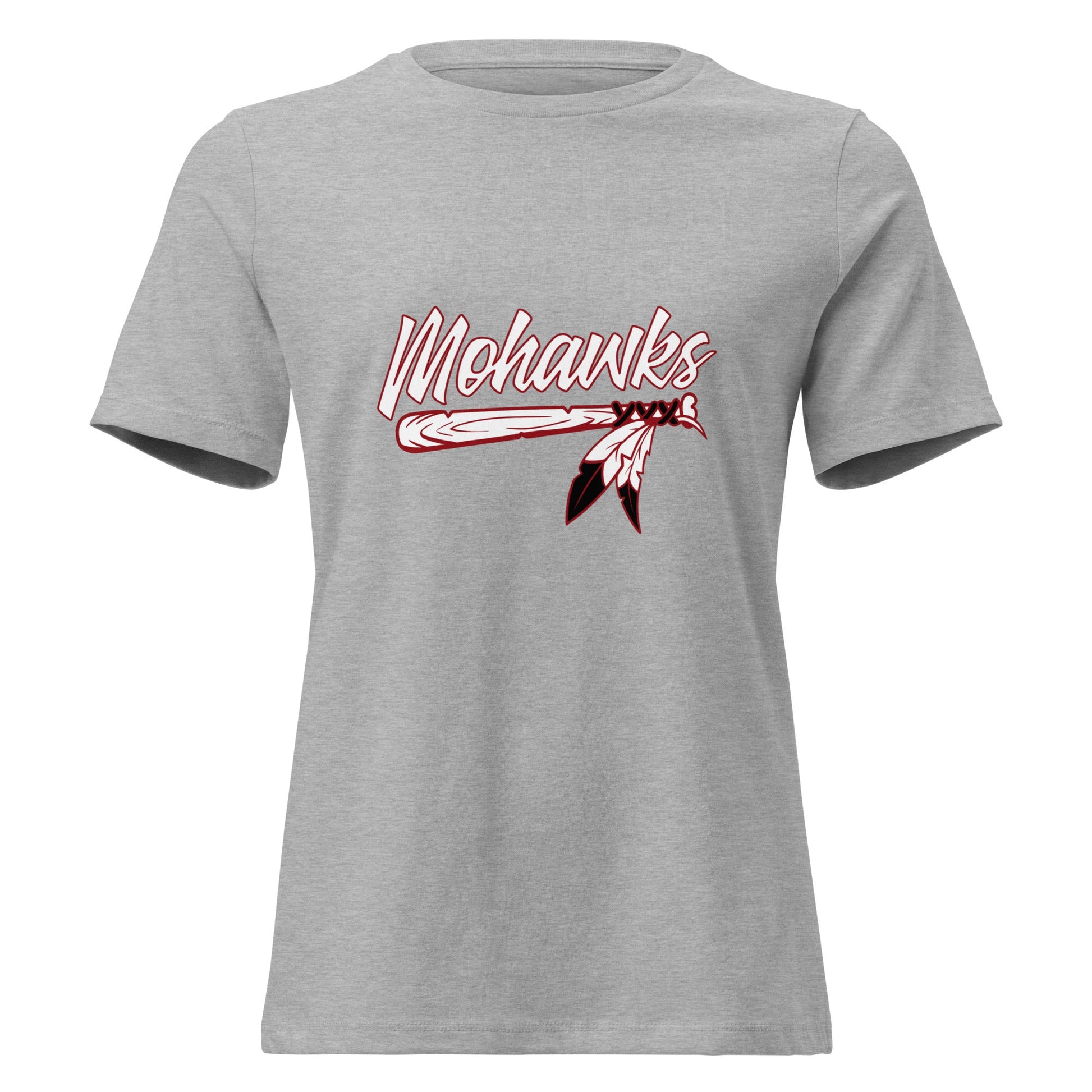Performance | Women's Relaxed T Shirt | Mohawks | Victory Feather Logo