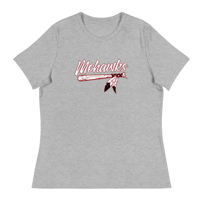 Performance | Women's Relaxed T Shirt | Mohawks | Victory Feather Logo