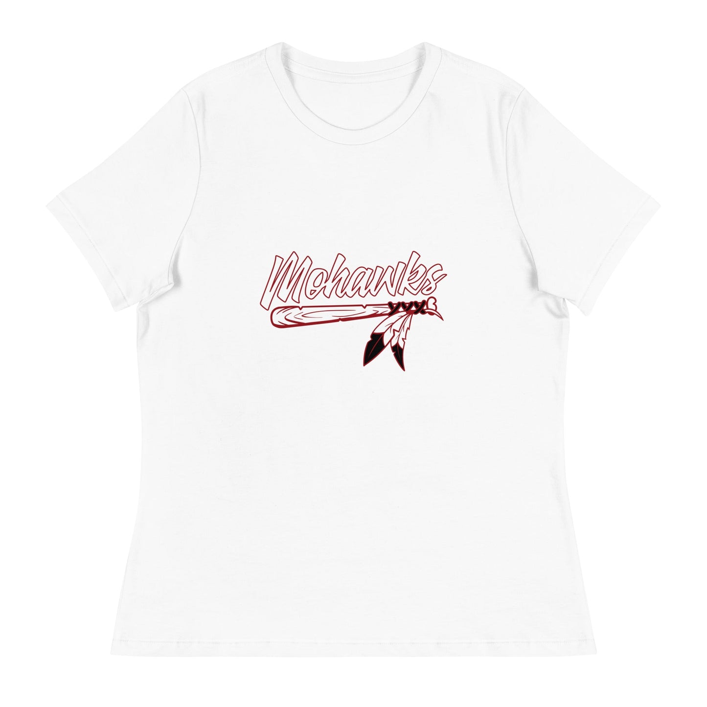 Performance | Women's Relaxed T Shirt | Mohawks | Victory Feather Logo
