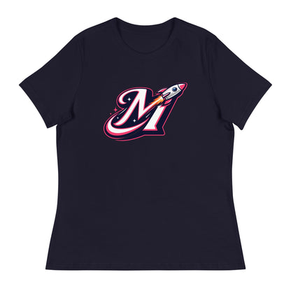 Performance | Women's Relaxed T Shirt | Moonshots | Stellar Strike Logo