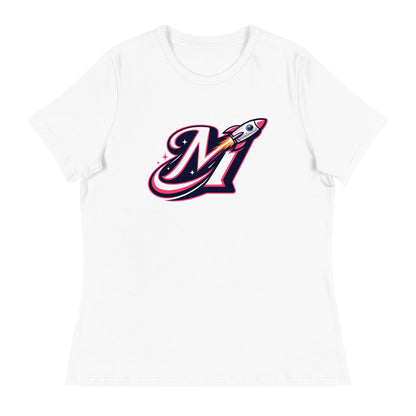 Performance | Women's Relaxed T Shirt | Moonshots | Stellar Strike Logo