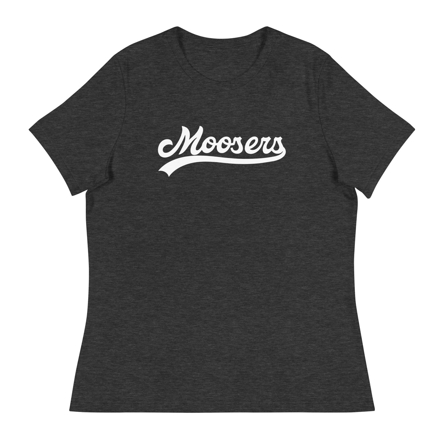 Performance | Women's Relaxed T Shirt | Moosers | Athletic Script Logo