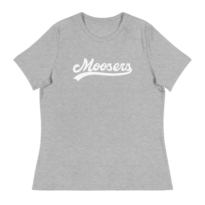 Performance | Women's Relaxed T Shirt | Moosers | Athletic Script Logo