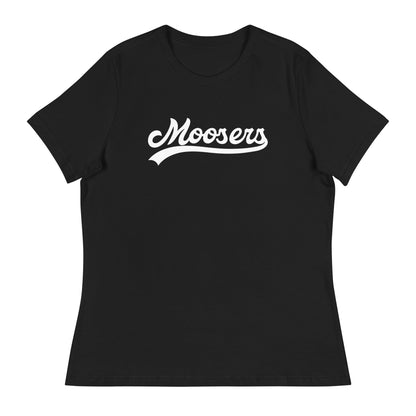 Performance | Women's Relaxed T Shirt | Moosers | Athletic Script Logo
