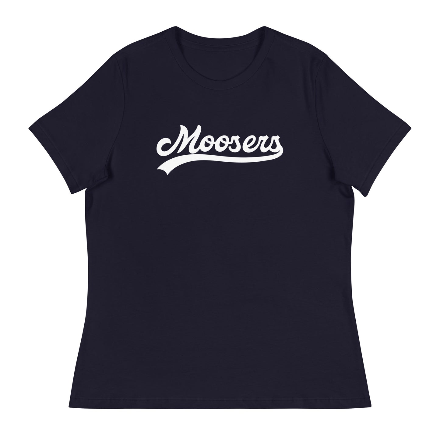 Performance | Women's Relaxed T Shirt | Moosers | Athletic Script Logo